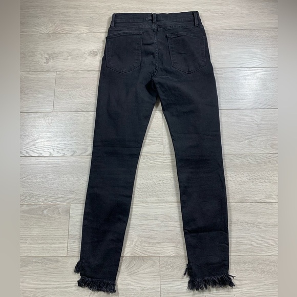 FRAME Denim Le High Raw Hem Skinny Mulholland - Picture 4 of 13